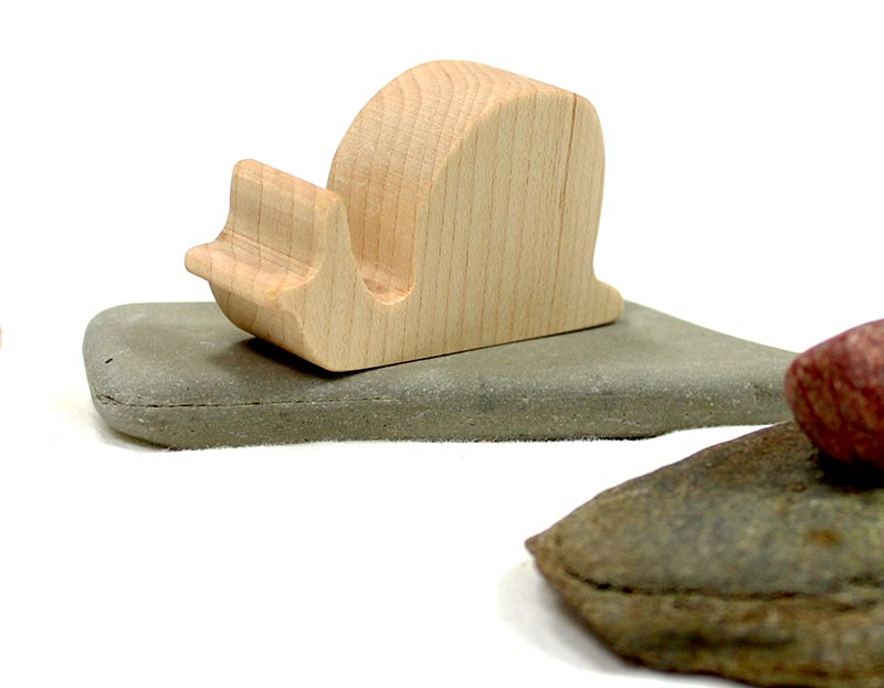 Wooden Toy Snail